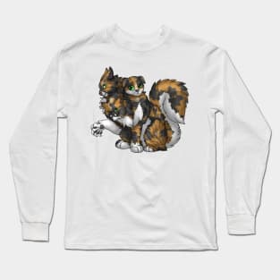 CerPURRus: Tortie-Tabby Long Sleeve T-Shirt